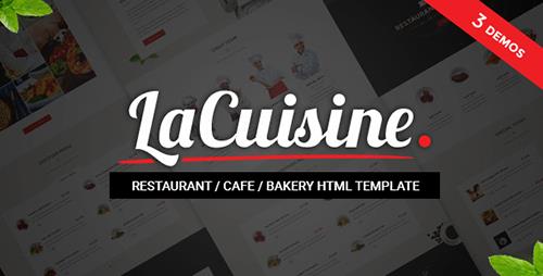 ThemeForest - LaCuisine v1.0 - Restaurant HTML Theme - 18476896