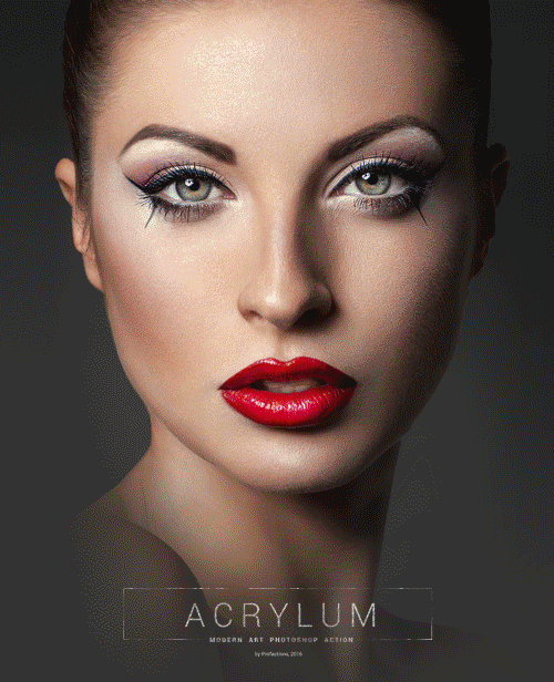 Graphicriver - Acrylum - Modern Art Photoshop Action 16947221