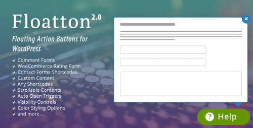 Download Nulled Floatton v2.0 - WordPress Floating Action Button with Pop-up logo