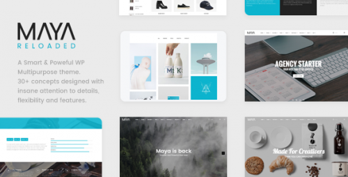 Nulled Maya v1.2 - Smart and Powerful WP Theme product