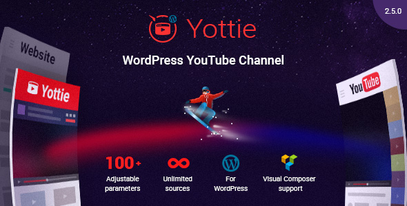 Nulled CodeCanyon - Yottie v2.5.0 - YouTube Channel WordPress Plugin
