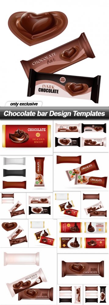 Chocolate bar Design Templates