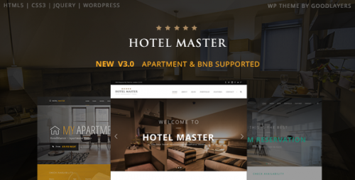[NULLED] Hotel Master v3.01 - Hotel Booking WordPress Theme  