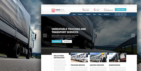 Nulled CargoPress v1.10.0 - Logistic, Warehouse & Transport WP