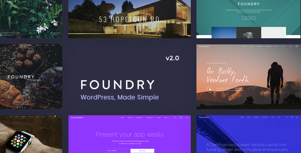 Foundry v2.0.8 - Multipurpose, Multi-Concept WP Theme