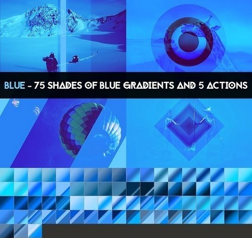 BLUE - 75 gradients & 5 actions 1284112