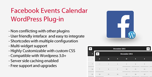 CodeCanyon - Facebook Events Calendar WordPress Plugin v4.9.6 - 9855120