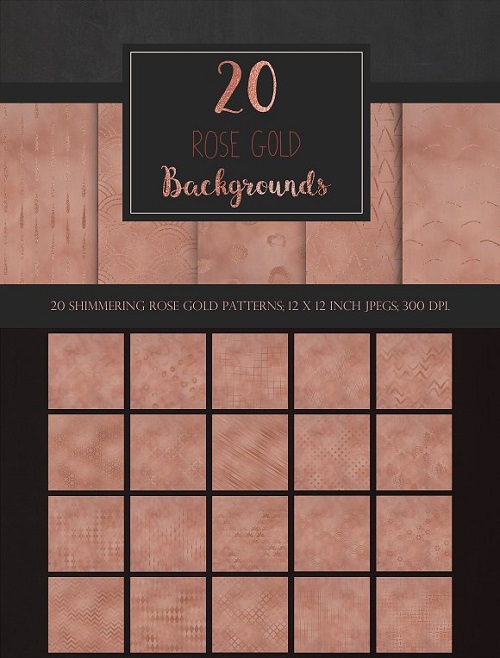 Rose Gold Geometric Backgrounds 1495179
