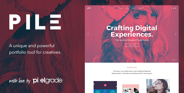 Nulled ThemeForest - PILE v2.1.9 - An Uncoventional WordPress Portfolio Theme