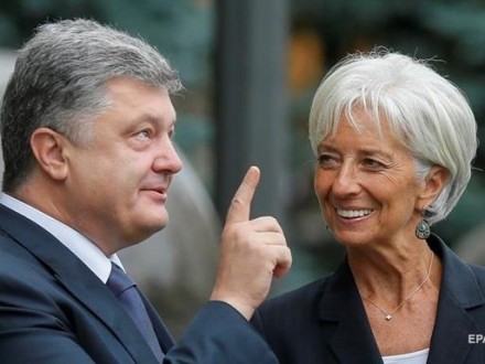 Президент Украины повстречался с Директором-распорядителем Международного валютного фонда
