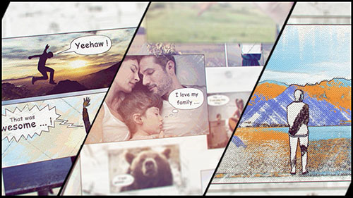 Hand Drawn Family Holiday Slideshow - Project for After Effects (Videohive)