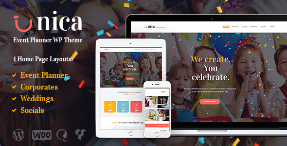Nulled ThemeForest - Unica v1.1 - Event Planning Agency Theme