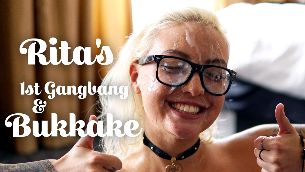 [TexxxasBukkake / TexasBukkake.com / ManyVids.com] Rita - Rita's 1st Gangbang & Bukkake /      [2017 ., Gangbangs, Anal, Facials, Amateur, SiteRip, 720p]