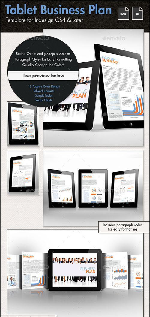Business Plan Template for Tablets