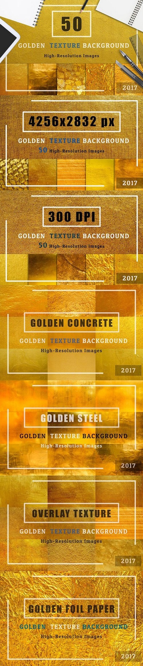 Golden Texture Background Set1 1528205
