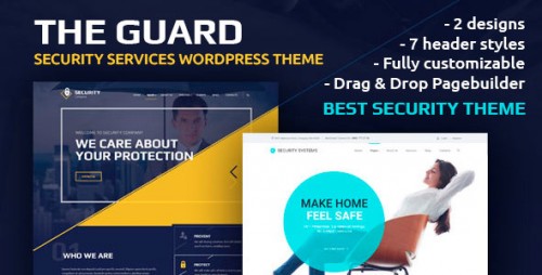 Download Nulled The Guard v1.6.1 - Security Company WordPress Theme graphic