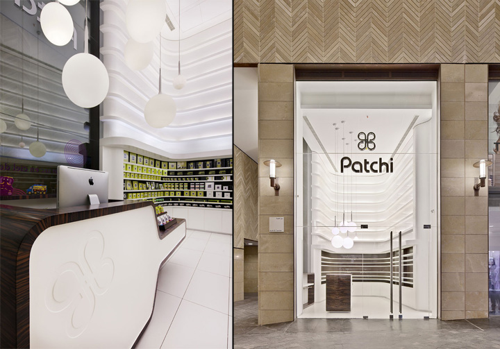 Эксклюзивный дизайн магазина сладостей patchi