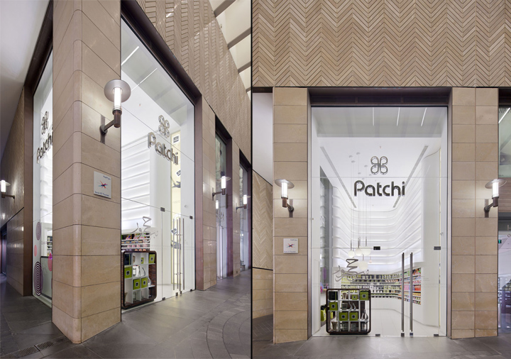 Эксклюзивный дизайн магазина сладостей patchi