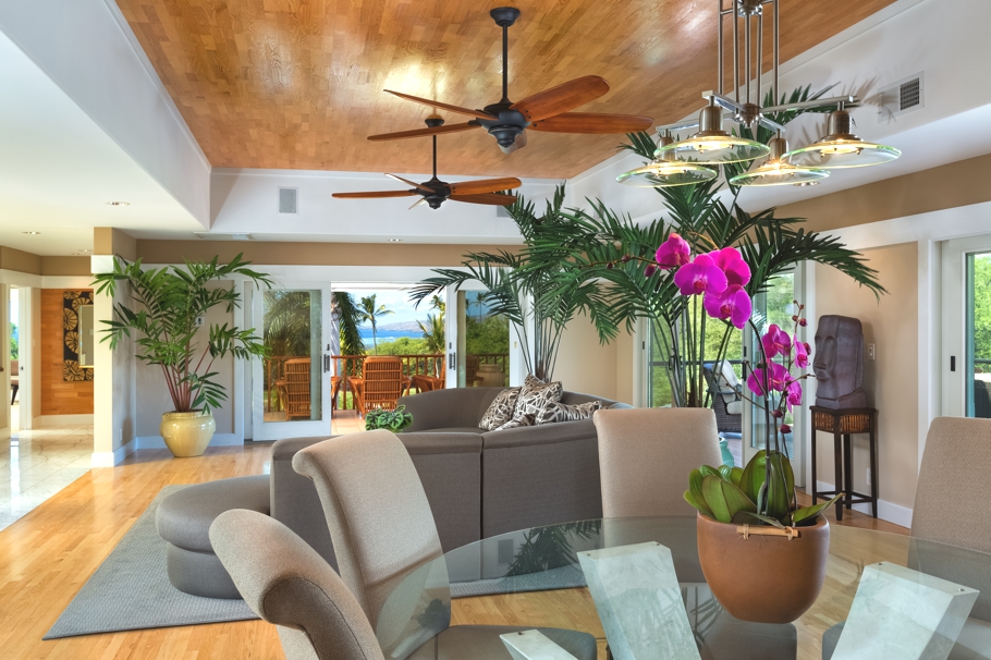 Современная резиденция aloalii place на hawaii с пейзажами тихого океана, город kamuela