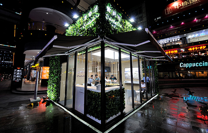 Зеленый оазис в каменных джунглях – замечательный павильон «green box» от студии totems, китай