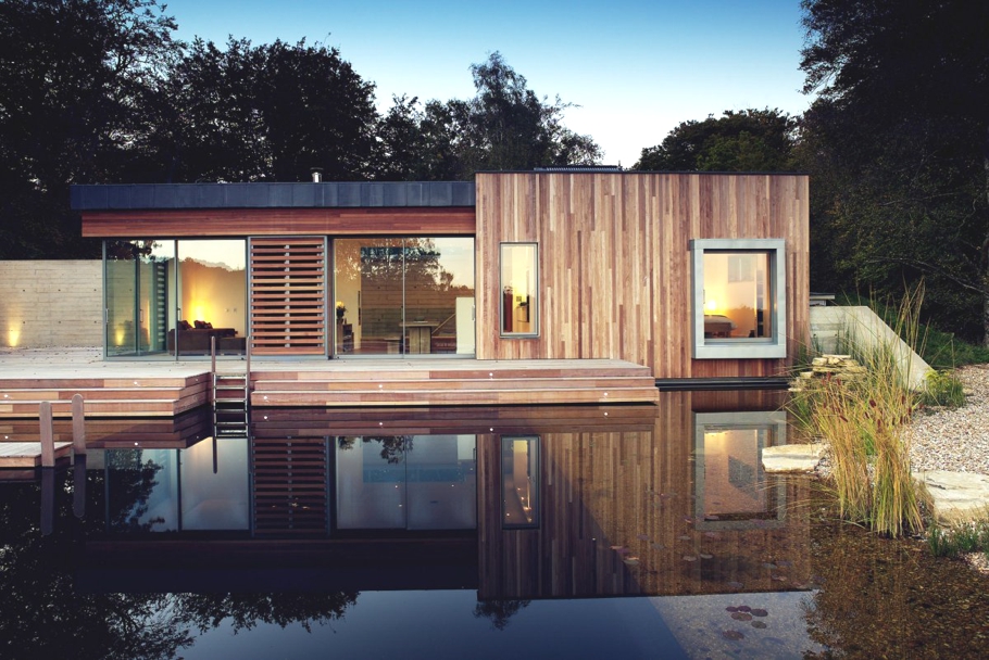 Современный экодизайн по-английски — new forest house от pad studio, юг великобритании