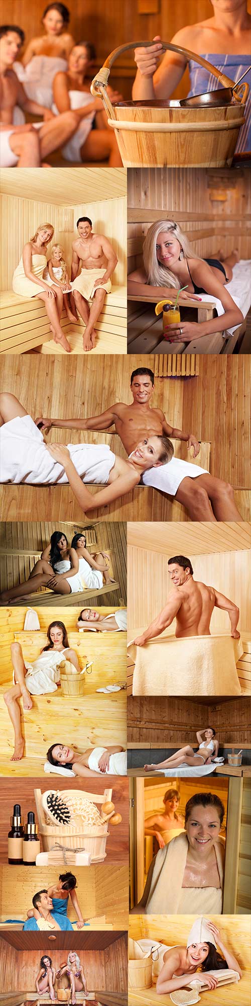 Sauna raster graphics