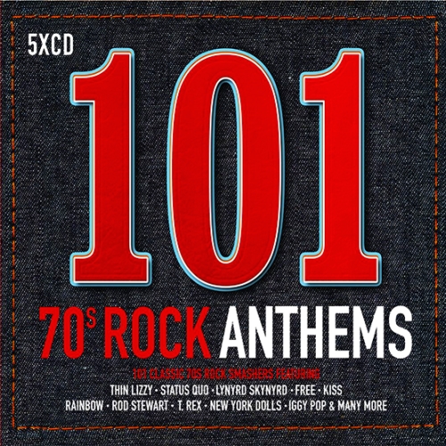 101 70S ROCK ANTHEMS 5CD (2017)