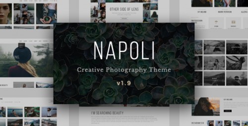 [NULLED] Napoli v1.9.8 - Modern Photography Portfolio Theme Product visual