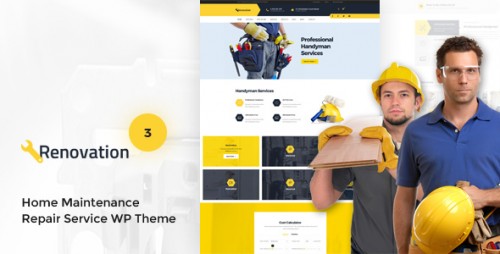 [GET] Nulled Renovation v3.0.1 - Home Maintenance, Repair Service Theme product