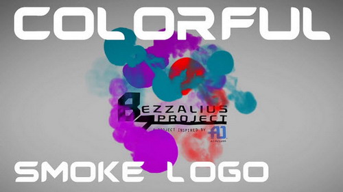 Coloful Smoke Logo - After Effects Template