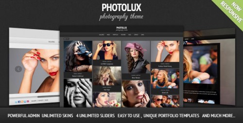 Nulled Photolux v2.3.6 - Photography Portfolio WordPress Theme product pic