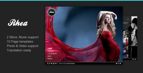 Nulled Rhea For Photography Creative Portfolio v2.1 product graphic