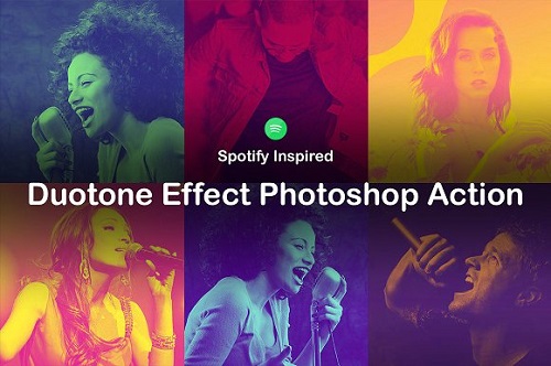 Duotone Effect Photoshop Action 1605387