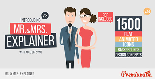 Mr&Mrs Explainer v15 - Project for After Effects (Videohive)