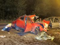Под Киевом Mazda и Skoda не поделили стезю: два человека погибли(фото)