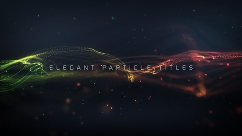 Elegant Particle Titles - Project for After Effects (Videohive)