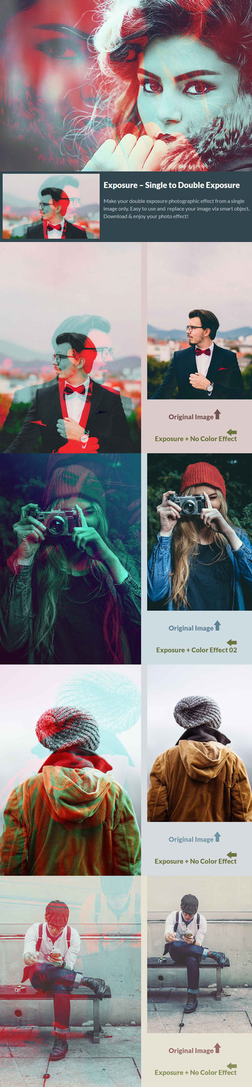 Exposure - Single to Double Exposure PSD Effects