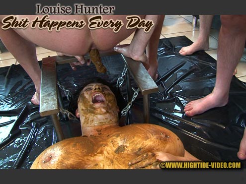 [Hightide-Video.com] LOUISE HUNTER - SHIT HAPPENS EVERY DAY /    ! [2017 ., Scat, Piss, Human Toilet, Masturbation, Humiliation, Group,..720p. SiteRip]