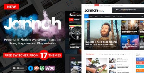 Jannah v1.1.1 - WordPress News Magazine Blog & BuddyPress  