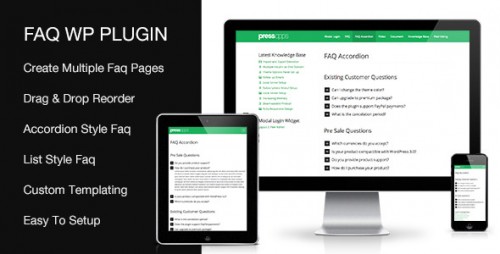 Accordion FAQ WordPress Plugin v2.1.0 product photo