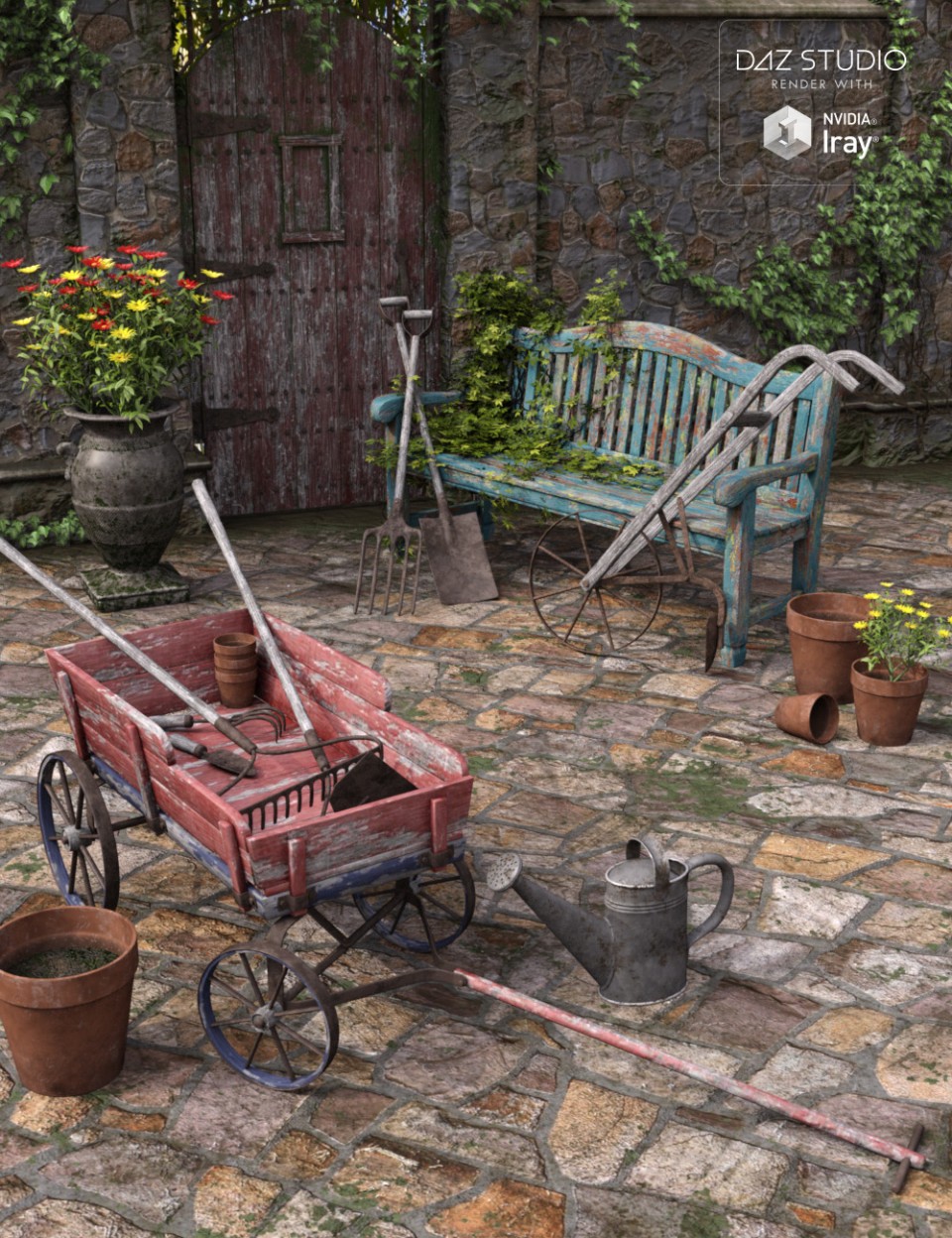 Old Garden - Props and Tools