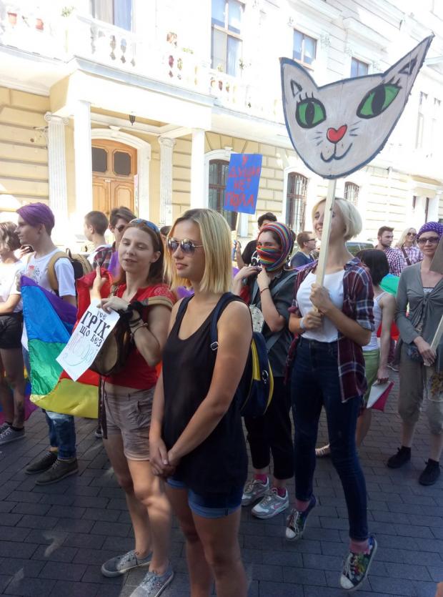 В Одессе прошел марш ЛГБТ: обошлось без эксцессов