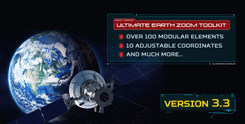 Ultimate Earth Zoom Toolkit V3.3 - Project for After Effects (Videohive)
