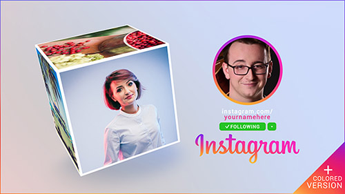 Instagram Promo Cube Gallery - Project for After Effects (Videohive)