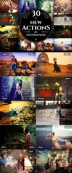 30 Photoshop Actions. V-1