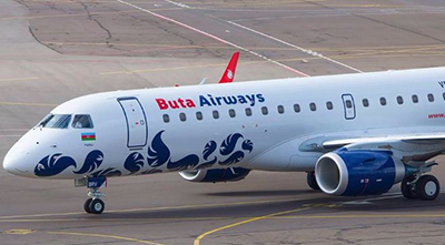 Buta Airways выполнил начальный рейс по маршруту Киев – Баку