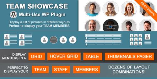 CodeCanyon - Team Showcase v1.8.6 - Wordpress Plugin - 4936368