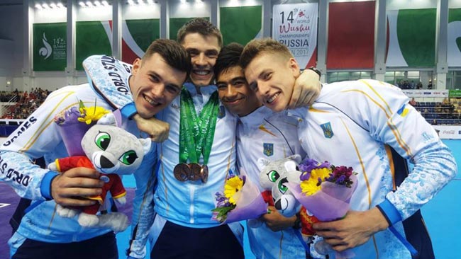 Украинцы завоевали пять медалей на ЧМ по ушу