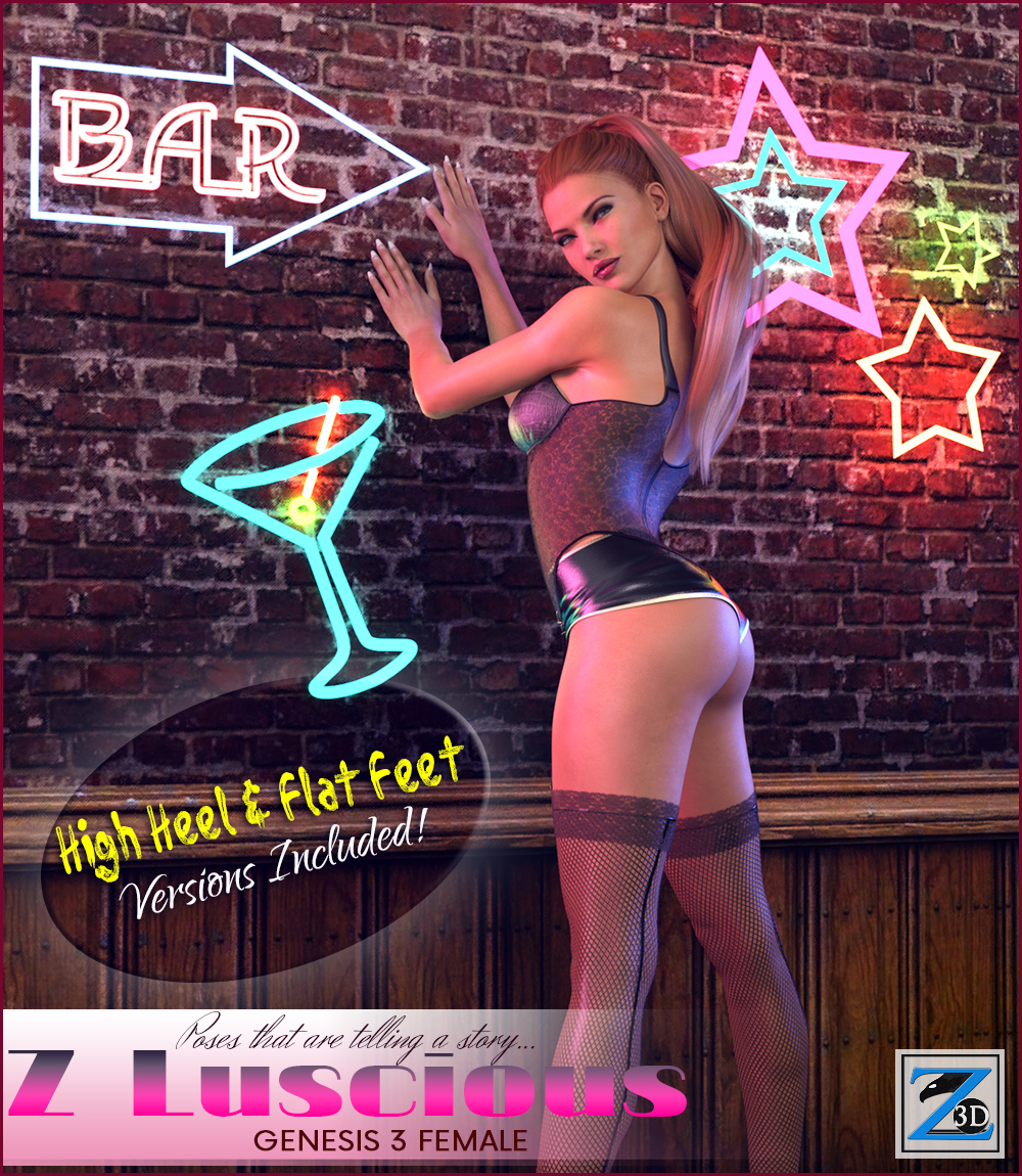 Z Luscious - Poses for the Genesis 3 Females