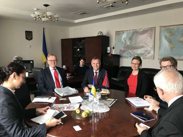Башка Комітету у закордонних справах Ганна Гопко проложила зустріч із делегацією Міністерства закордонних справ Королівства Норвегія